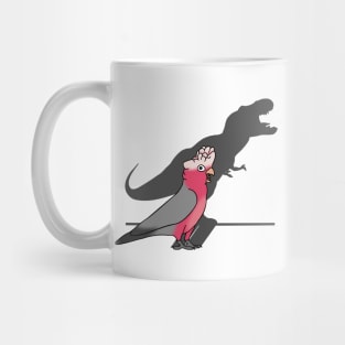 T-rex rose-brested Galah cockatoo Mug